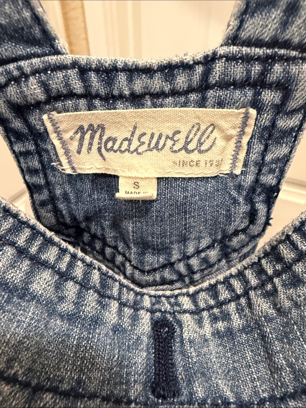 Madewell Denim Women's Distressed Overalls - Picture 2 of 9